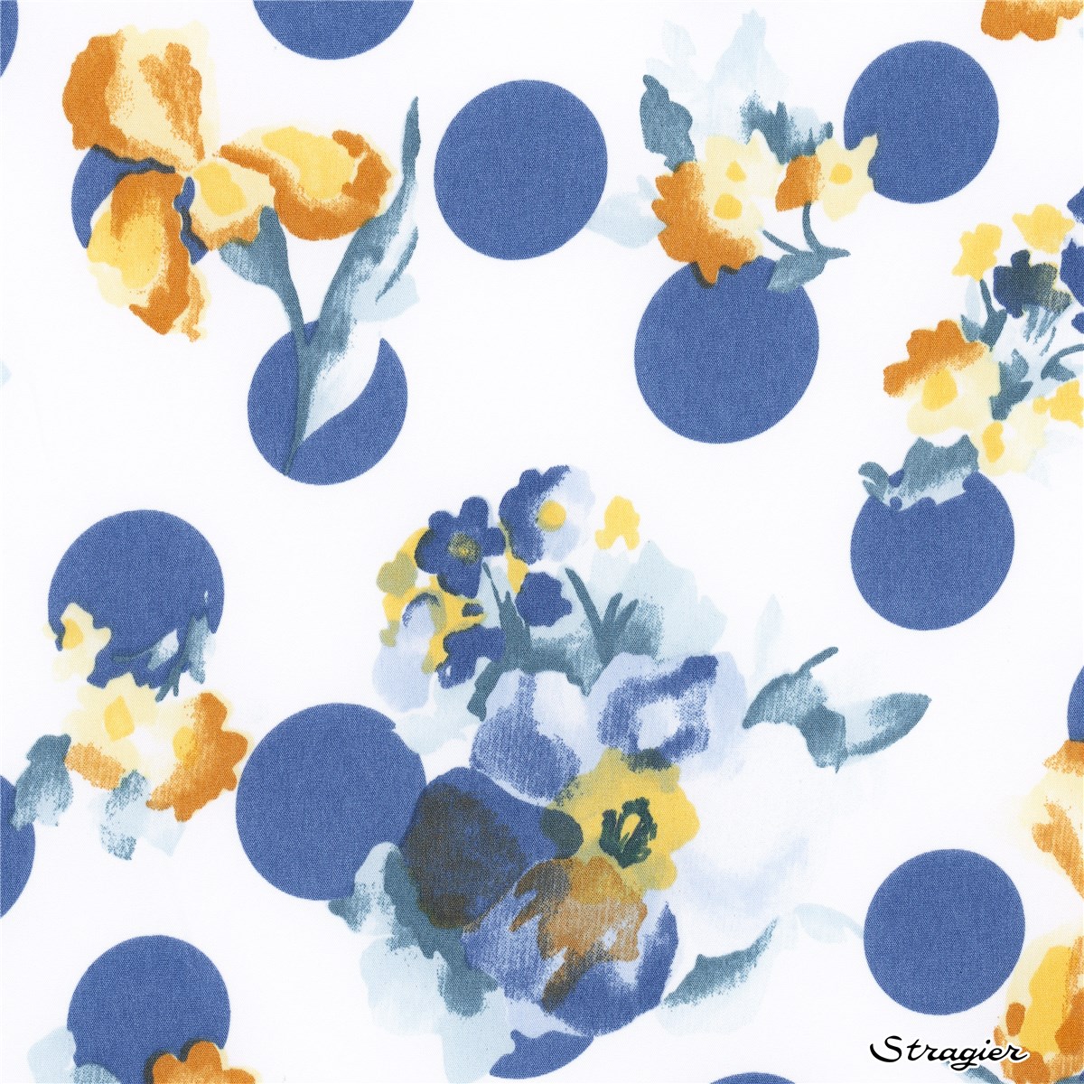 Crêpe de Chine Microfibres - Bleuet - indigo clair