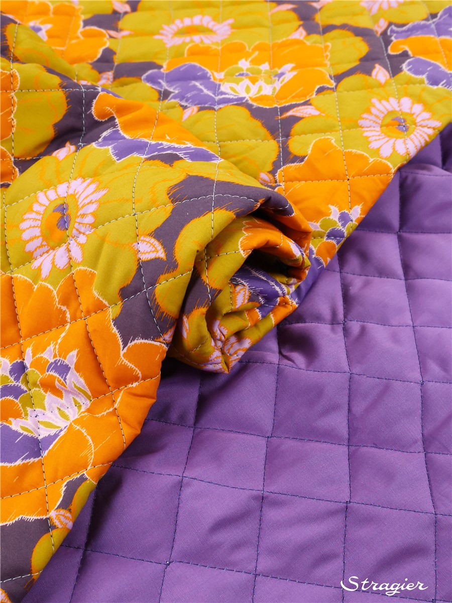 Liberty Quilted Fabric - Ikat Anemone - Bohème
