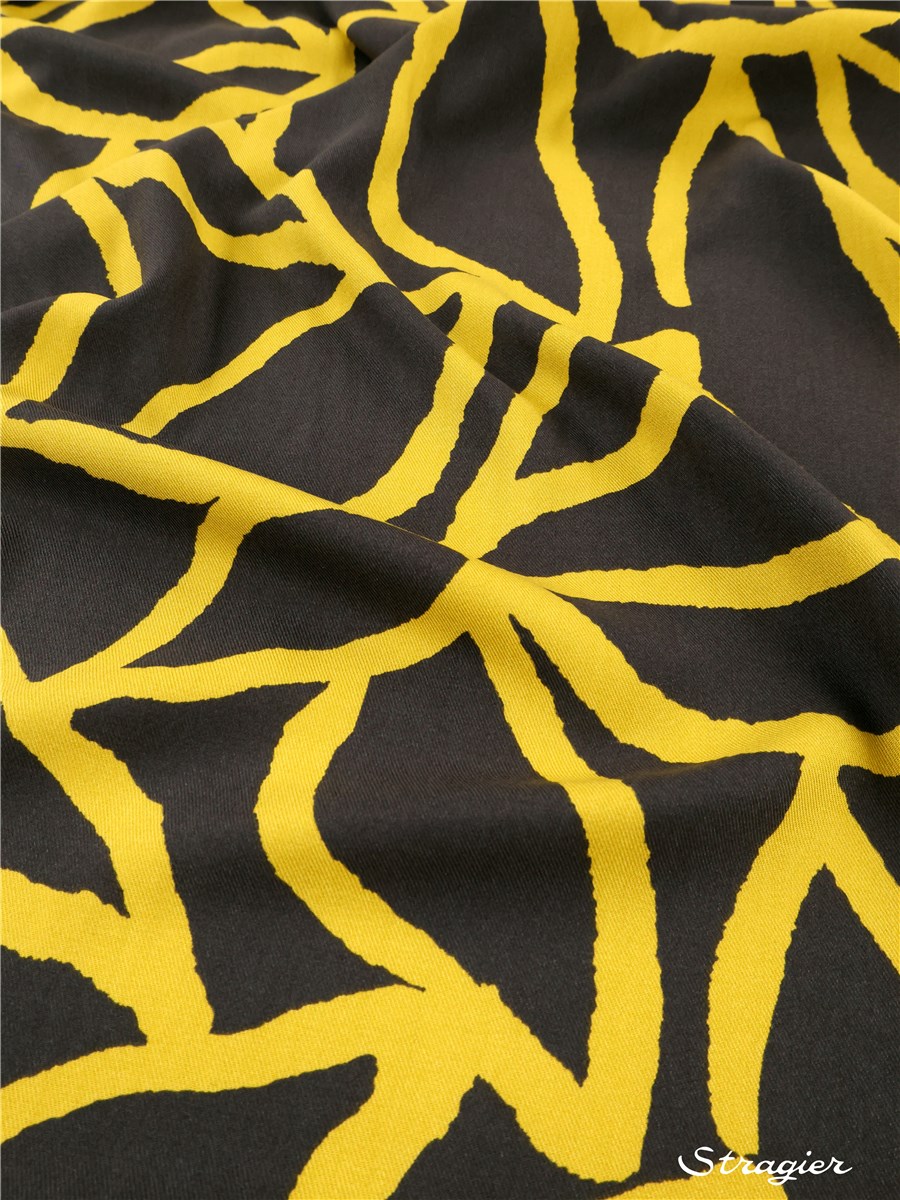 Twill - smooth - Viscose - Oseria - Citron - Taupe