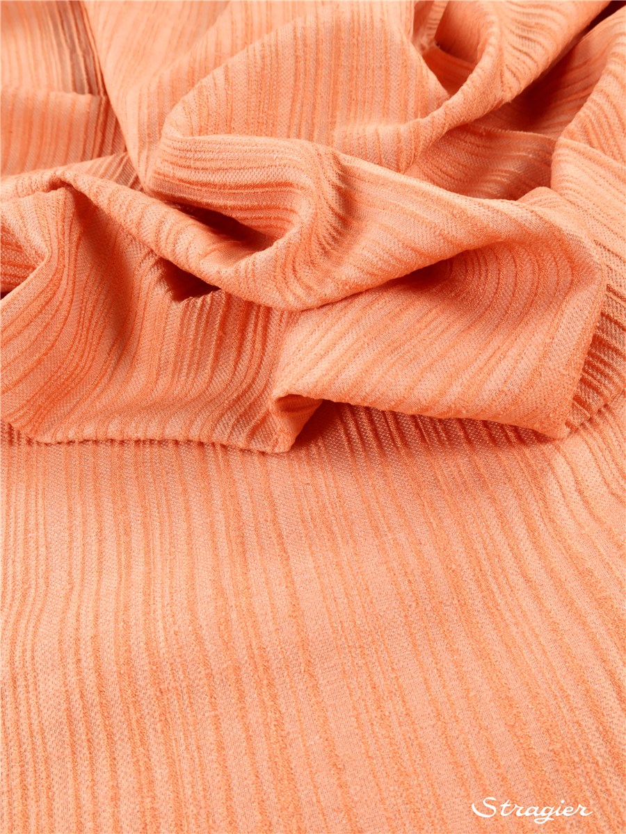 Silk - Broché - Ottomane - Saumon