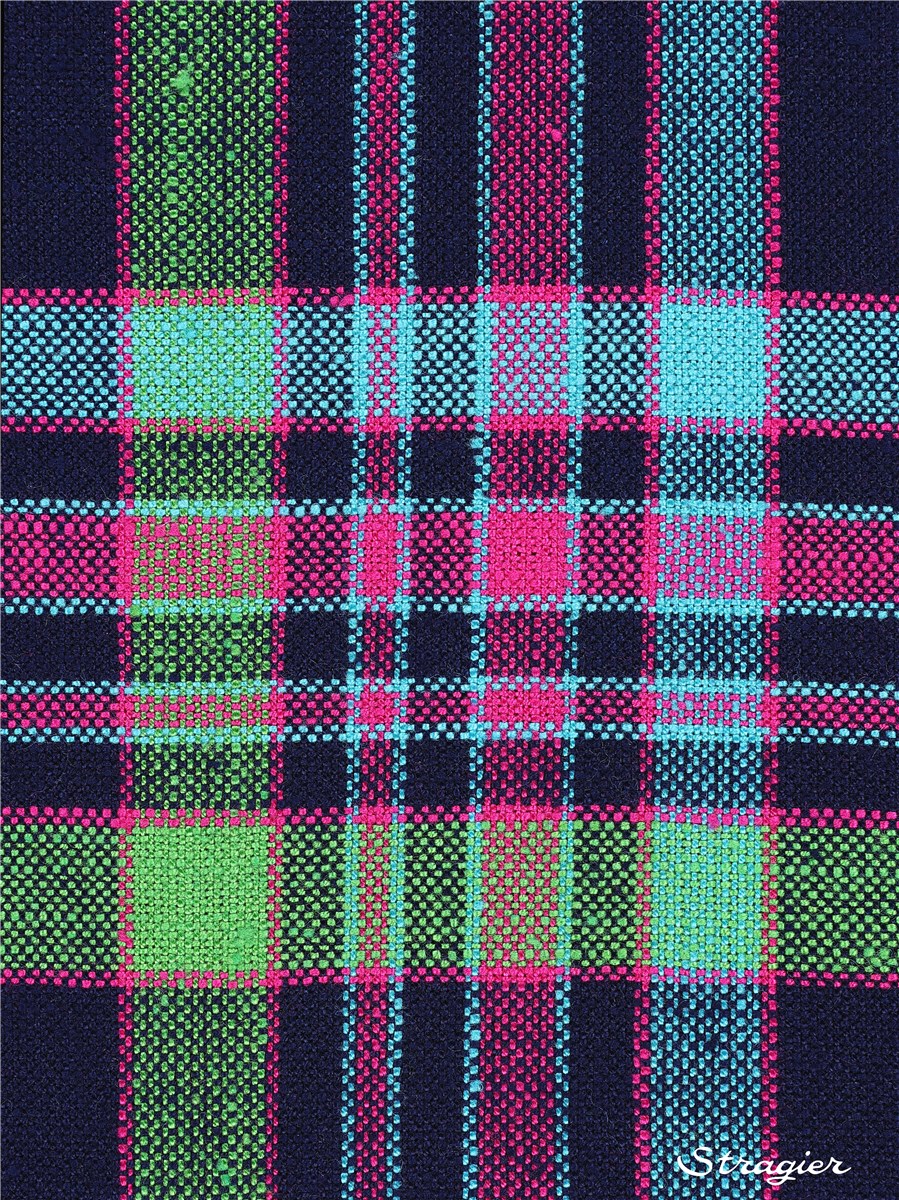 Wool Cloth - Tartan - Marine multicolore