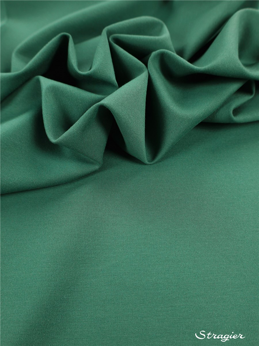 Milano Knitted Fabric - Stretch -370g - Plain - Vert Pin