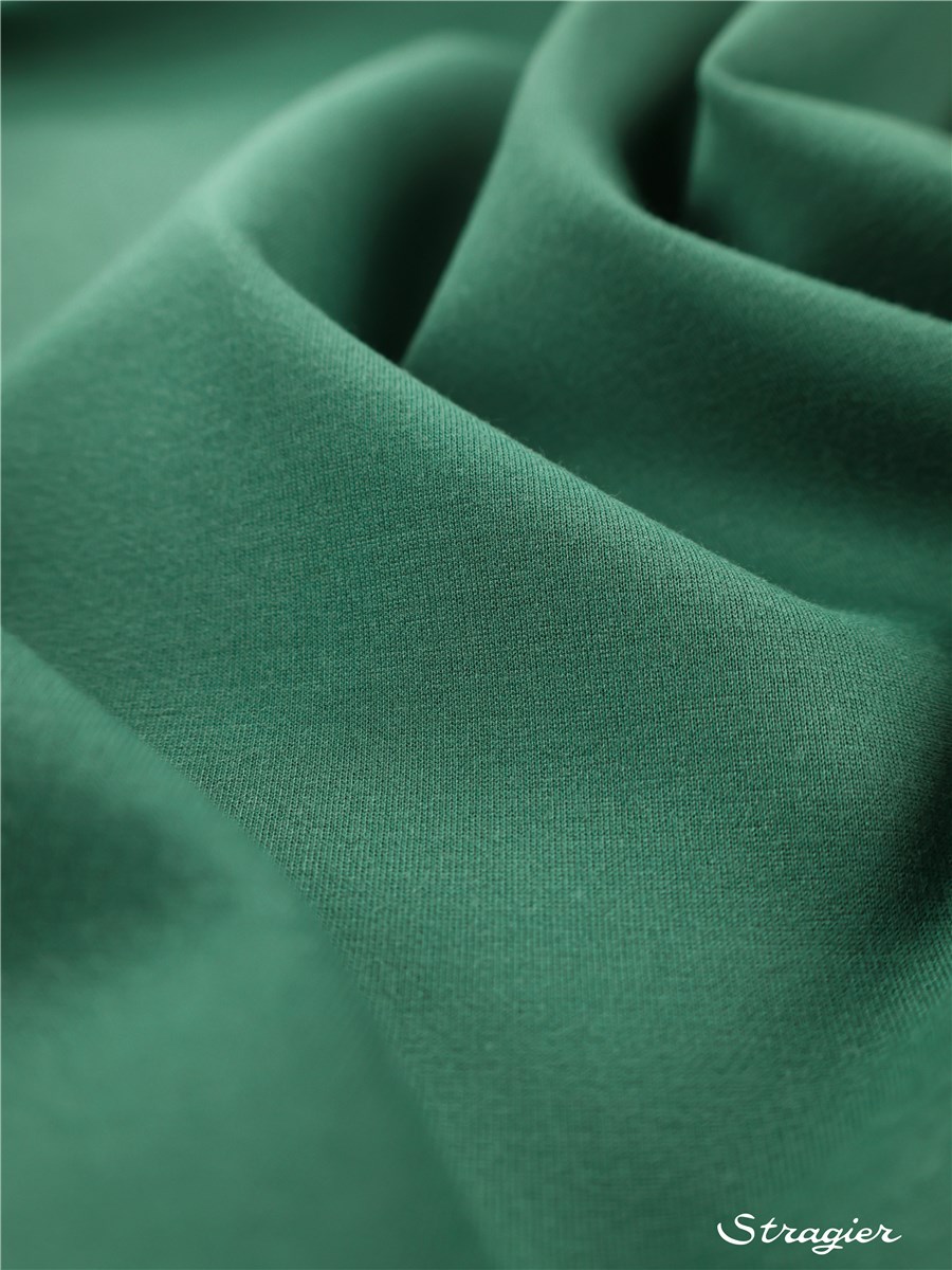 Milano Knitted Fabric - Stretch -370g - Plain - Vert Pin