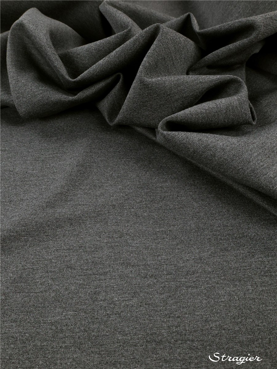 Milano Knitted Fabric - Stretch -370g - Plain - Gris chiné