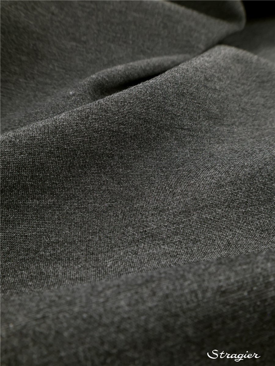 Maille Milano Stretch -370g - uni - Gris chiné