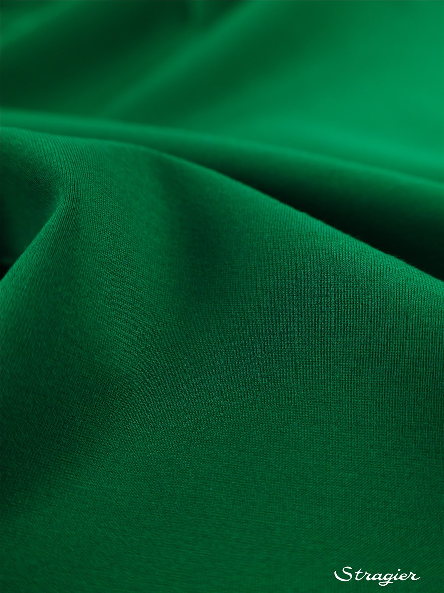 Milano Knitted Fabric - Stretch -370g - Plain - Vert Emeraude