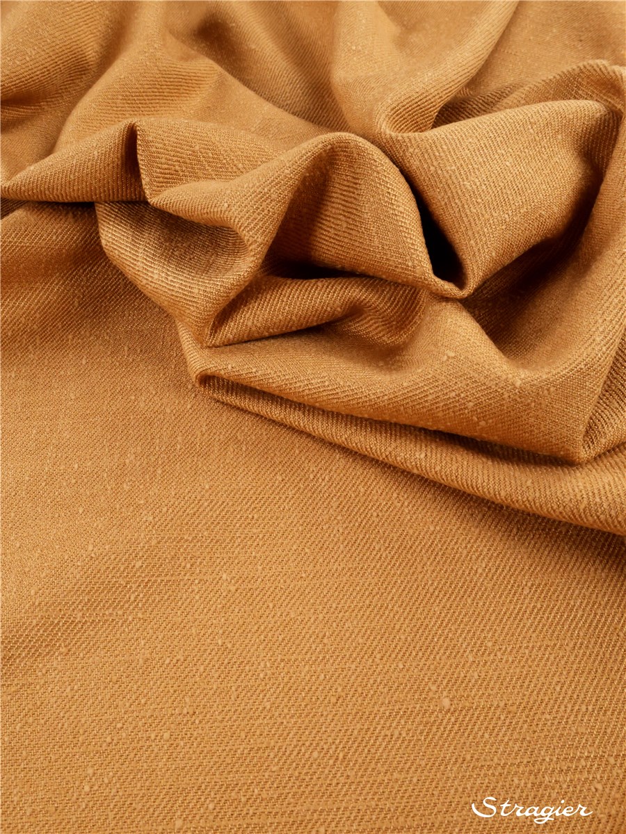 Twill Arosa - slub yarns - Plain - Camel