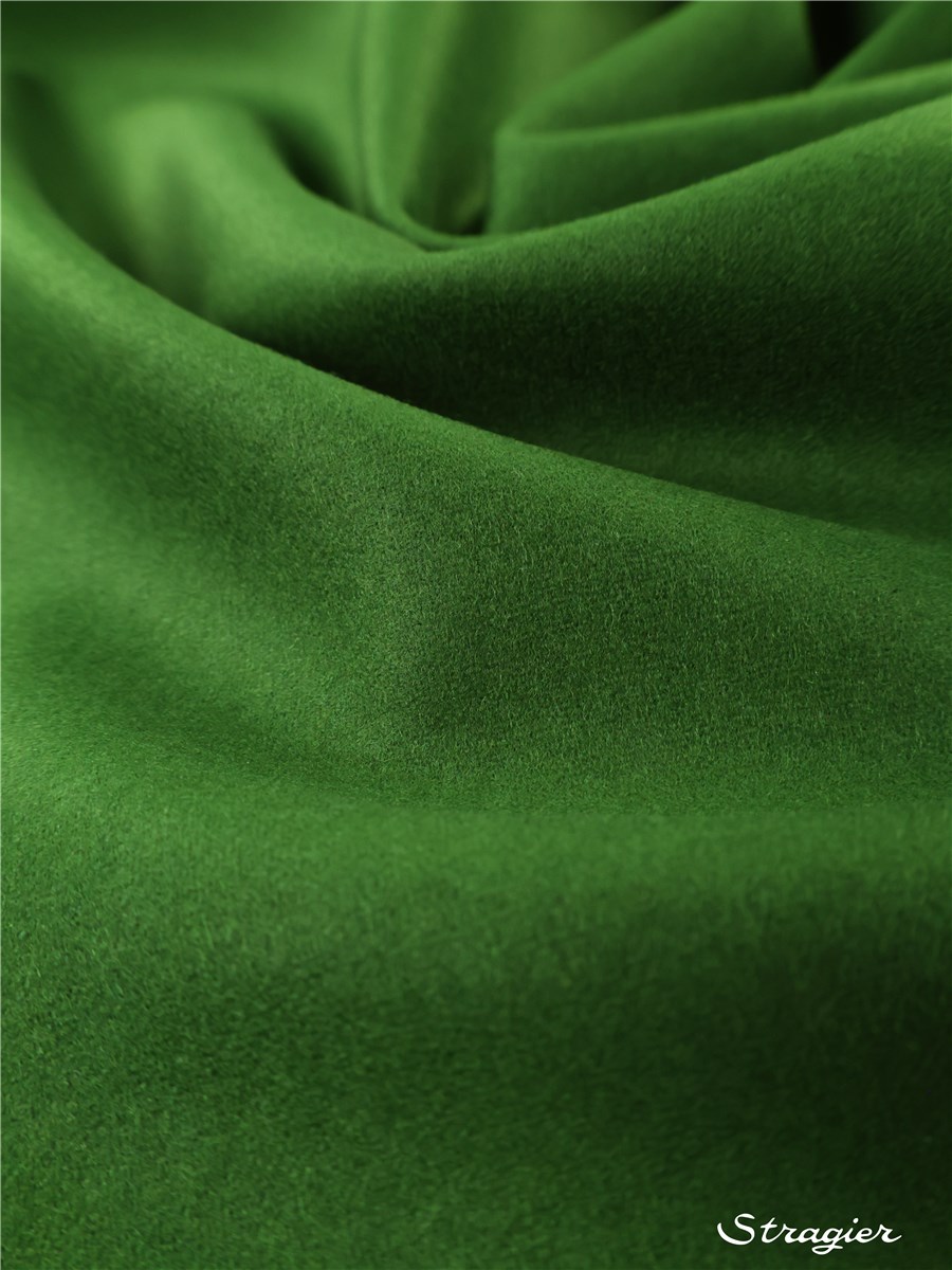 Fulled Merino Wool - Plain - Vert Golf