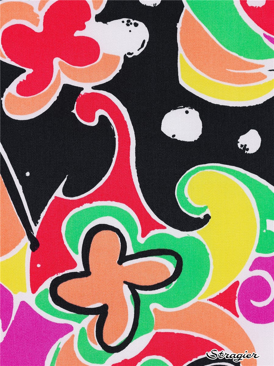 Swiss Cotton Satin - Milan - Multicolore