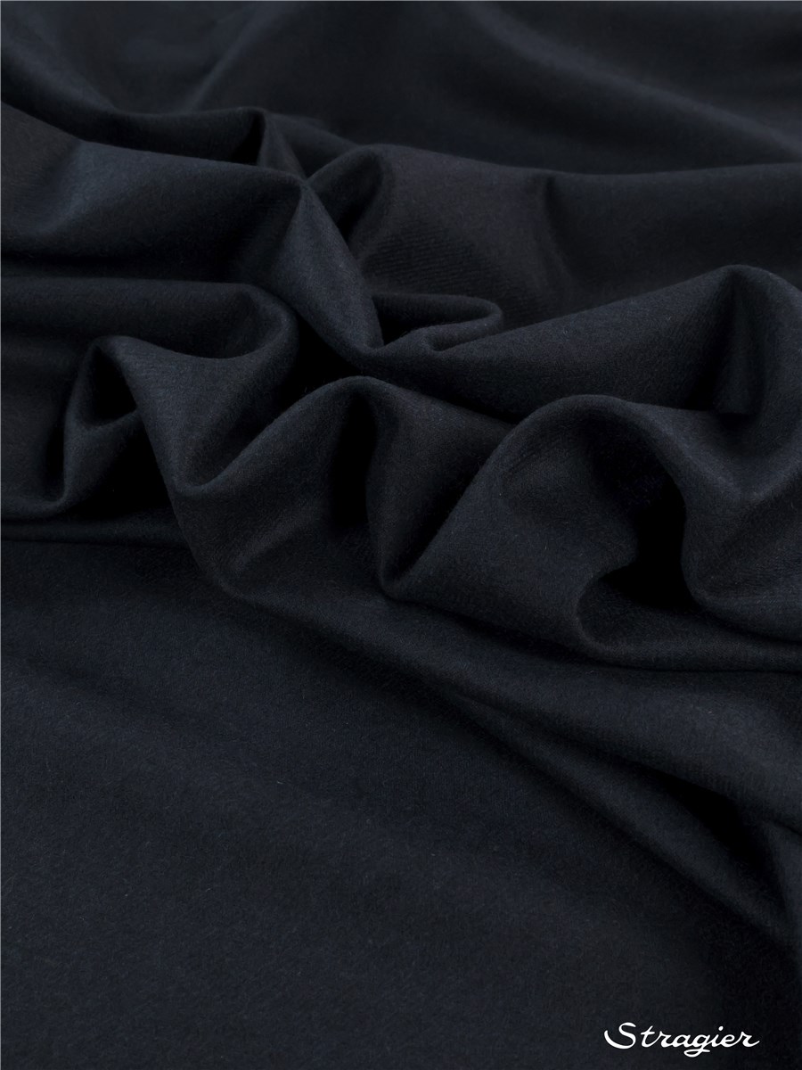 Twill Flannel - uni - Marine foncé