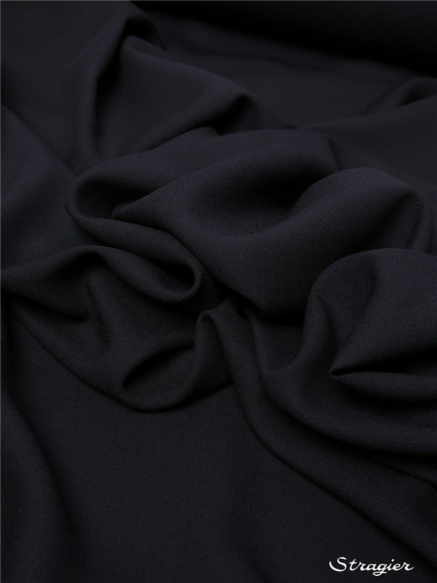 Grain de Paris - Crepe - Pure Wool - uni - Marine foncé