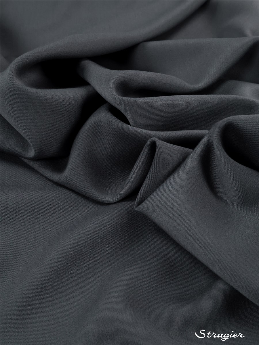Satin Lumière - uni - Gris Impérial