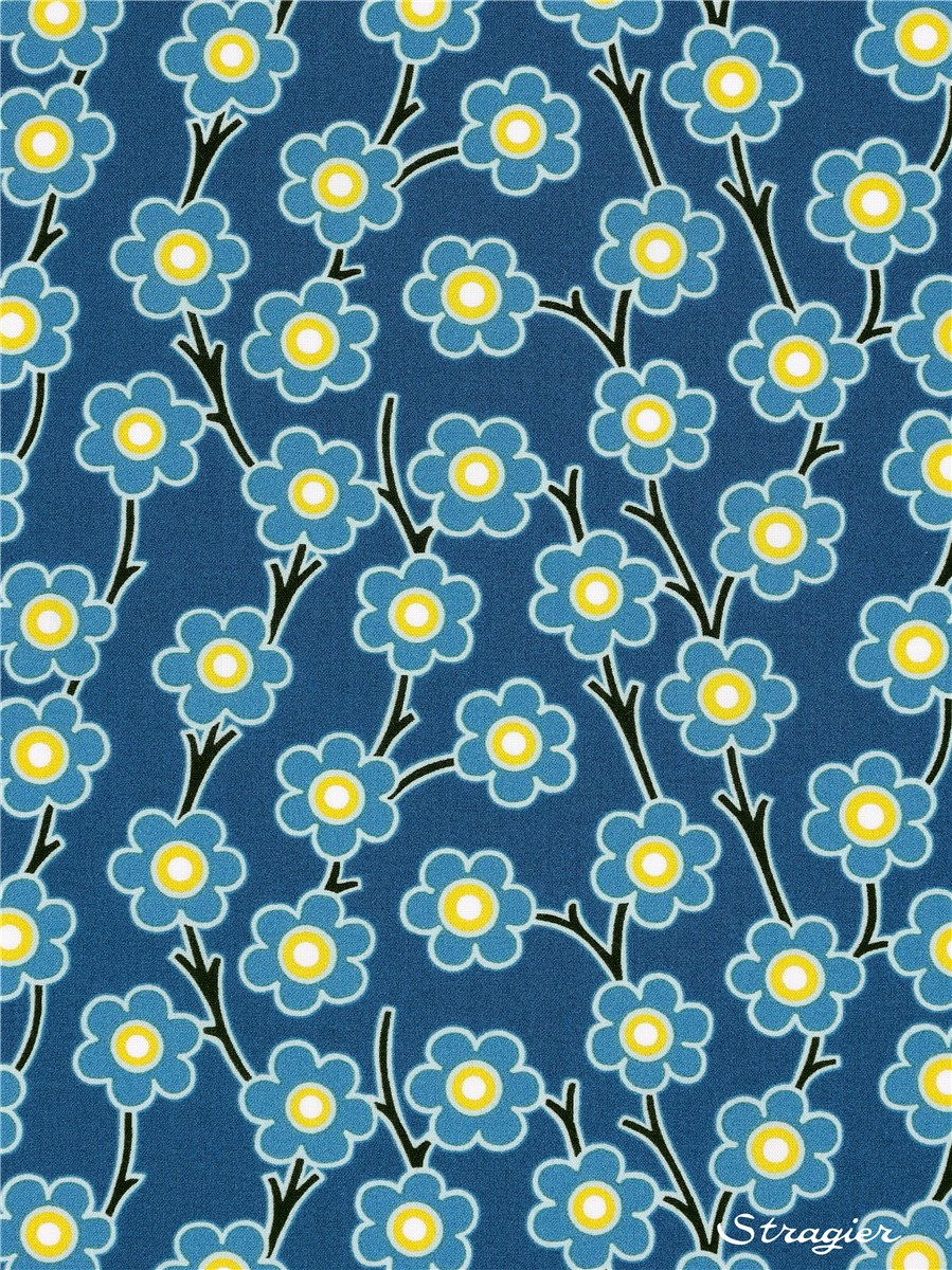 Liberty Tana Lawn - Pep - Bleu