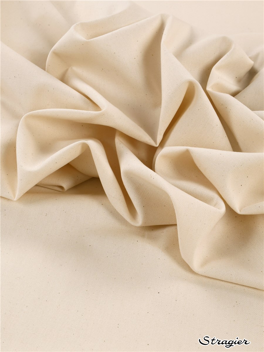 Pure Cotton Panama - Uni - Naturel non-teint