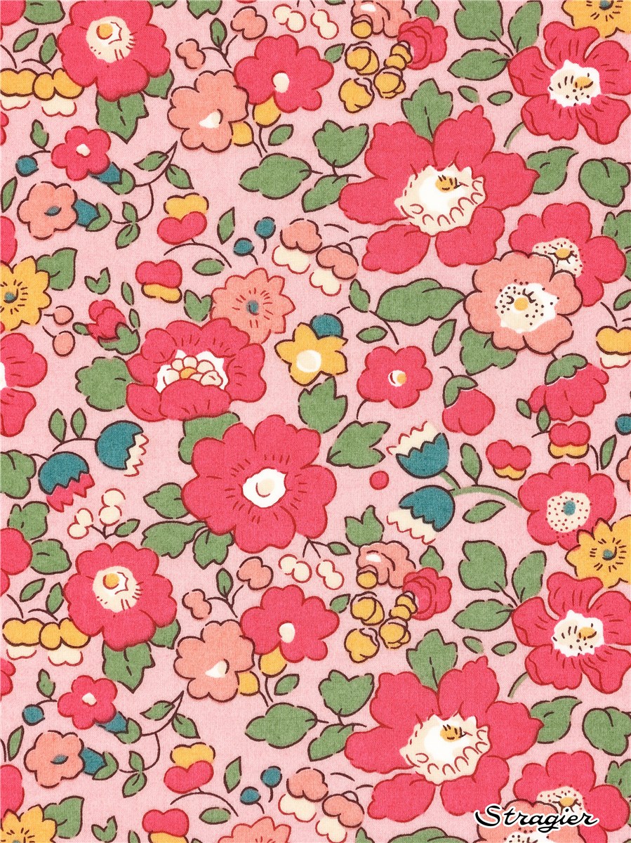 Liberty Tana Lawn - Betsy Meadow - Peach