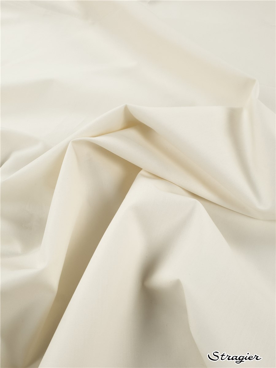 Cotton Percale - uni - Ivoire - 300 cm
