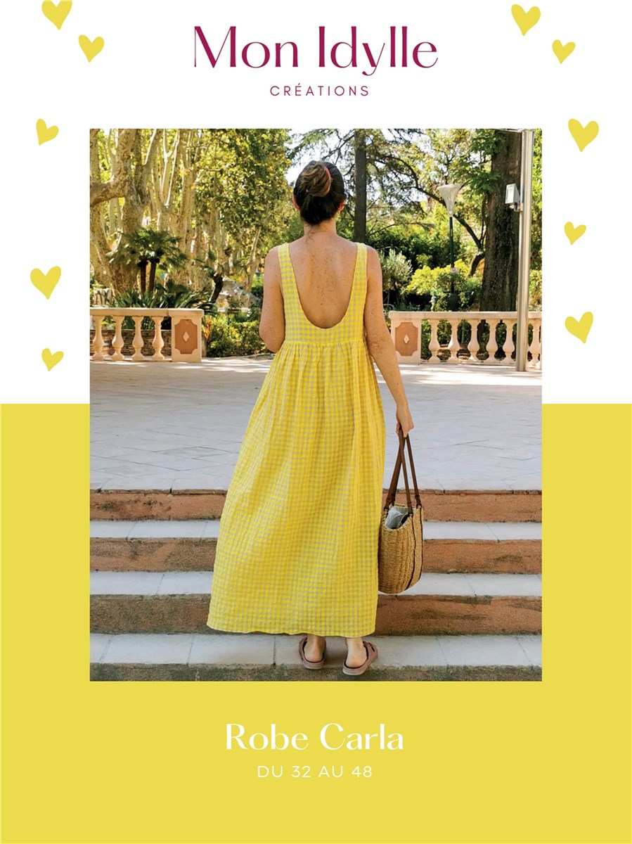 Patron Mon Idylle - Robe Carla -  - EU 32-48 