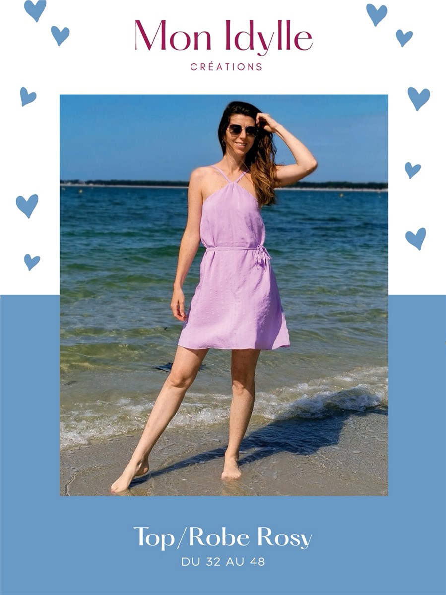 Patron Mon Idylle - Top-Robe Rosy -  - EU 32-48 