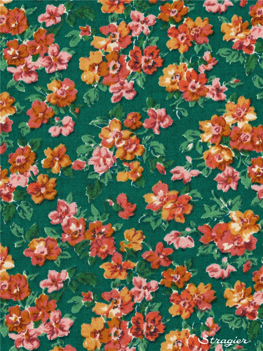 Liberty Lantana - 2061 - Emeraude-Clémentine - 90 cm