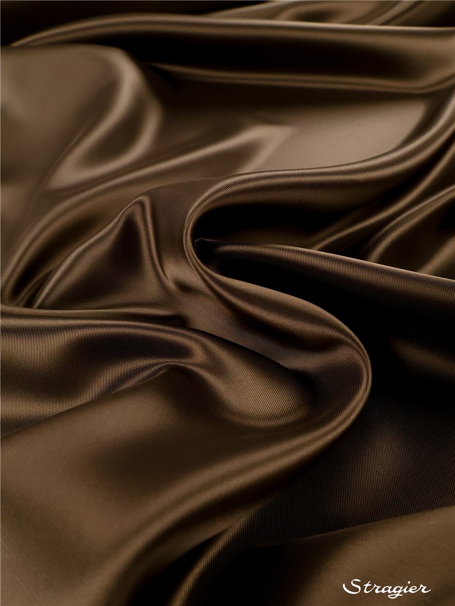 Doublure Twill - Atlin - uni - Chocolat