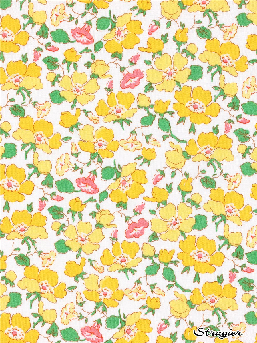 Liberty Tana Lawn - Mrs Stoneley - Citron 