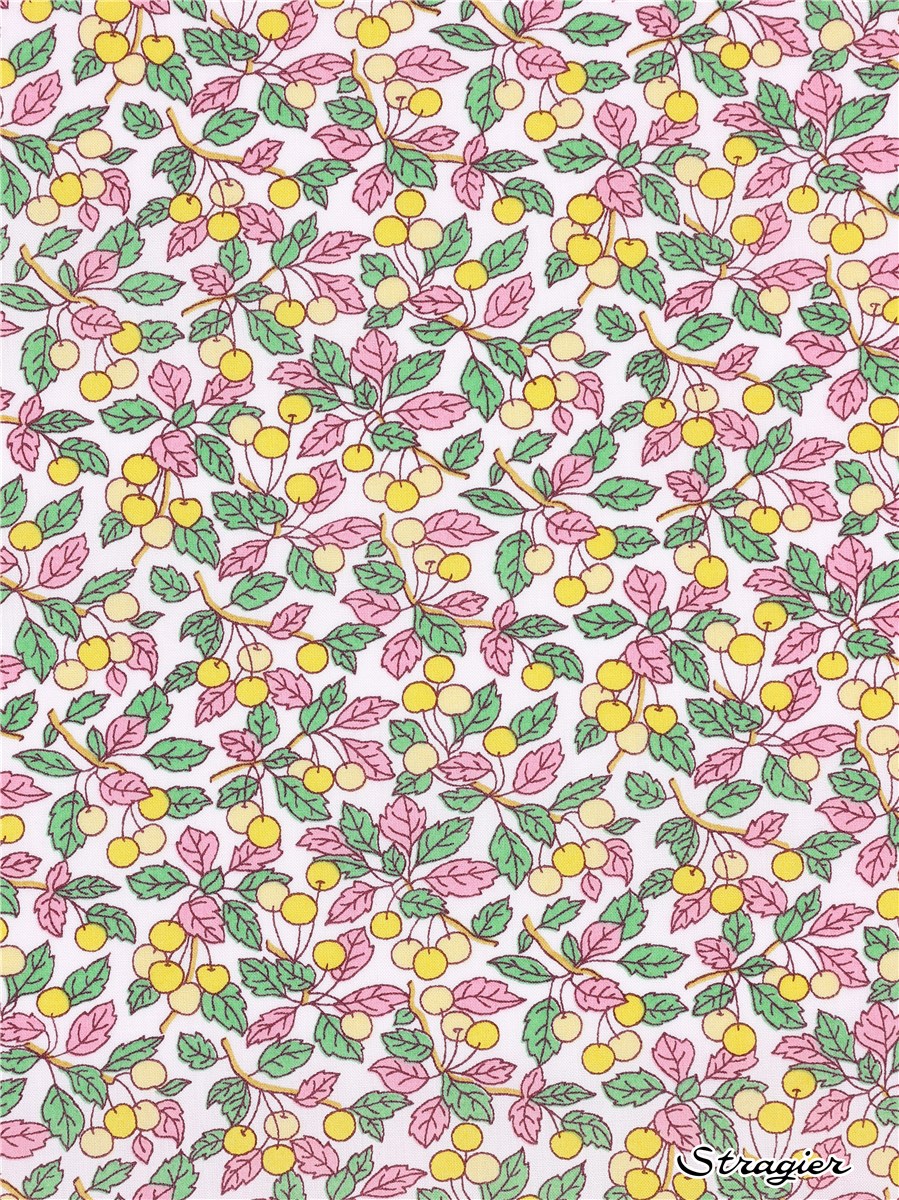 Liberty Tana Lawn - Colleen's Orchard - Citron rose 