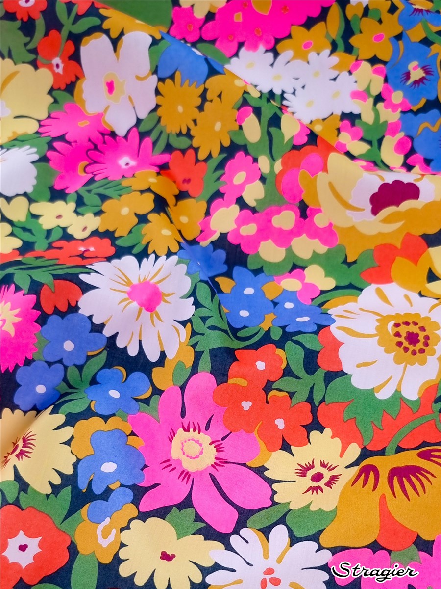 Liberty Tana Lawn - Lord Thorpe - Fluo Rose