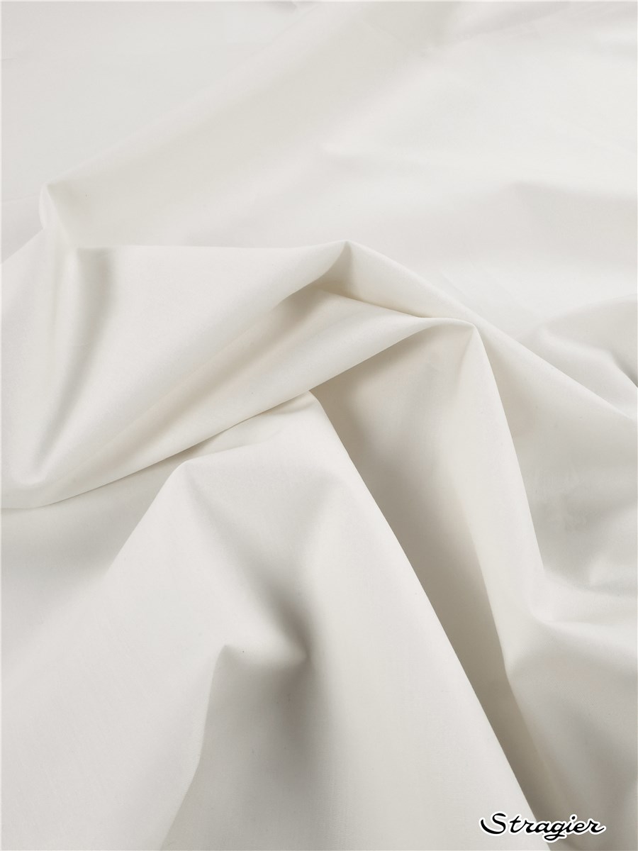 Cotton Percale - uni - Porcelaine - 300 cm