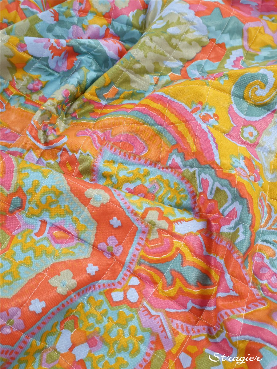 Quilted Fabrics - Cotton - Euphorbia - Tonique