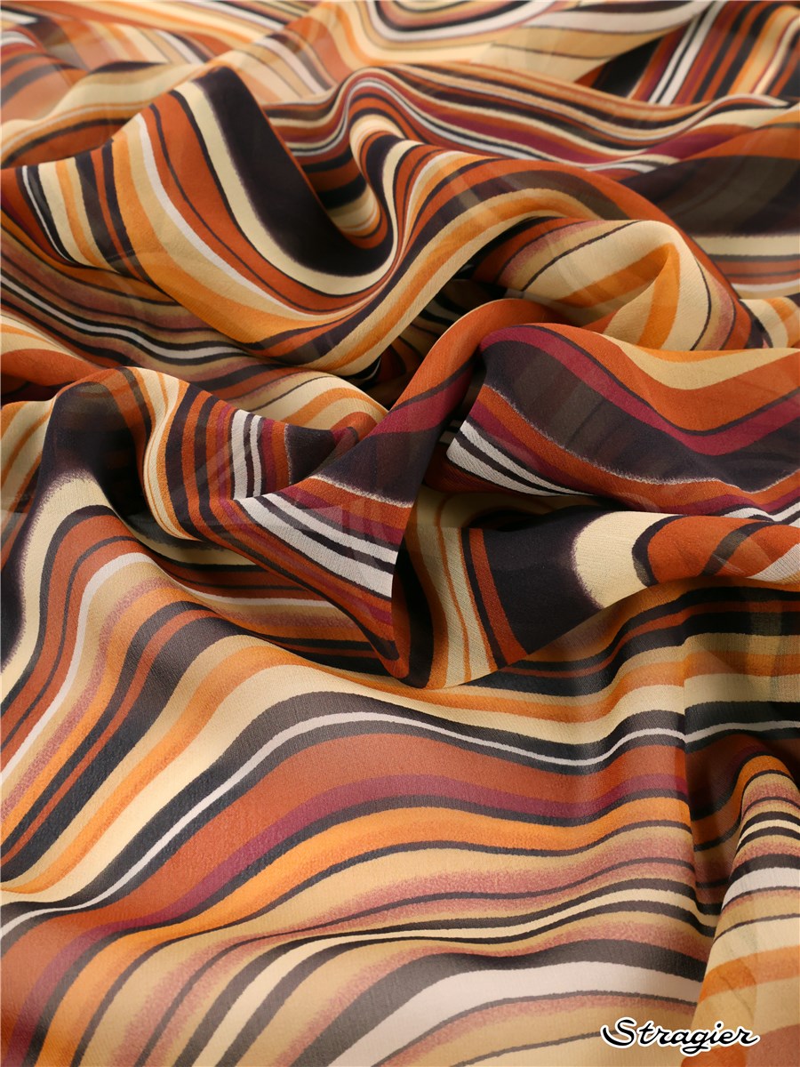 Silk Chiffon - Elo - Camel-Fauve