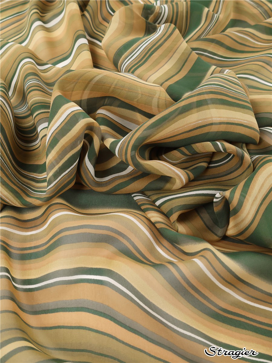 Silk Chiffon - Elo - Kaki