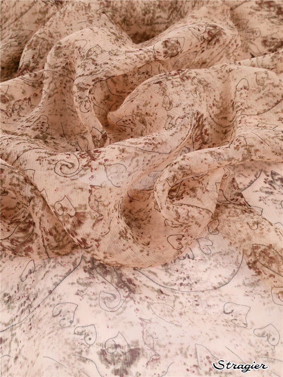 Silk Chiffon - Crepon - Mirage - Blush