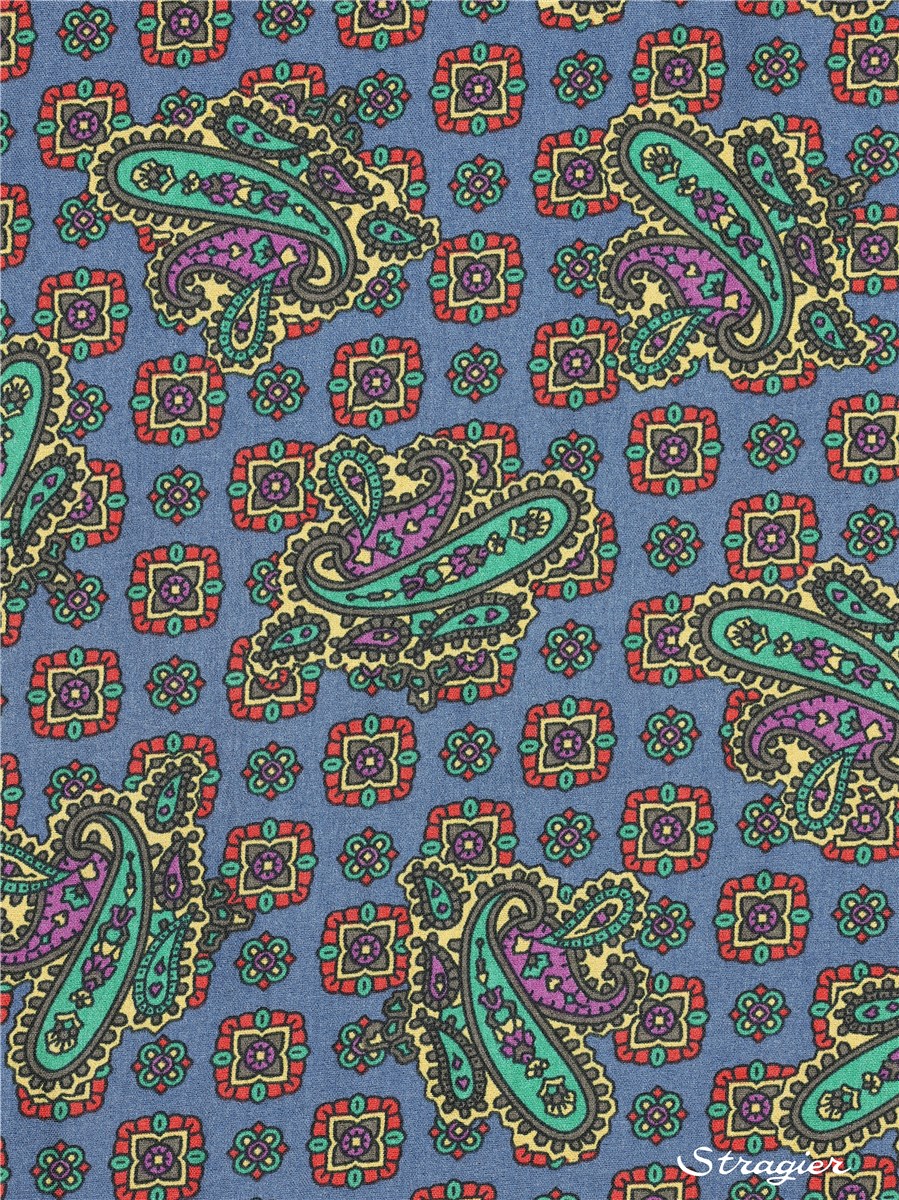 Silk Crepe de Chine - Cravate - Bleu Océan