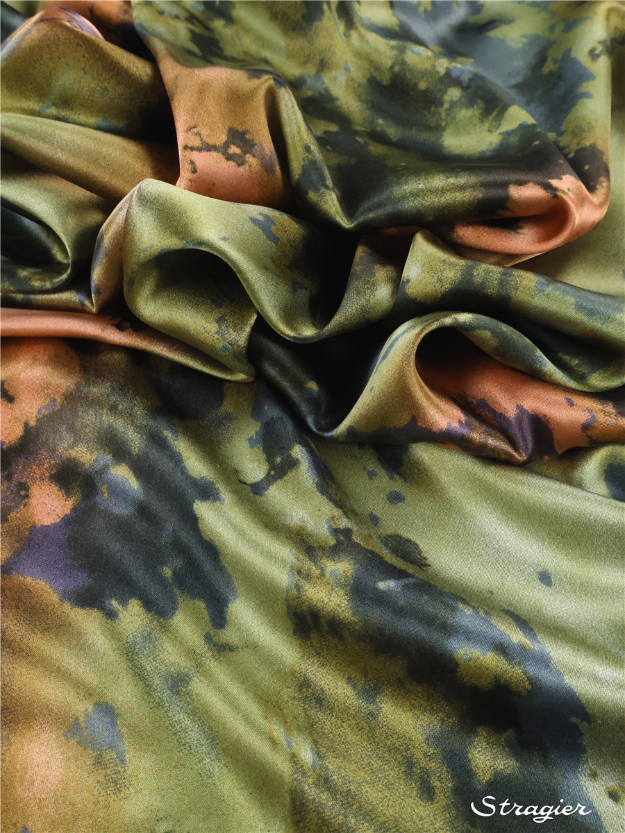 Silk Satin - Stretch - Alina - Forêt