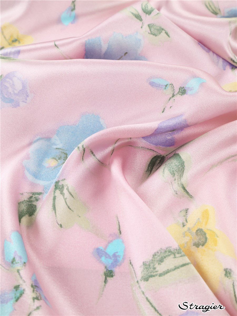 Silk Satin - Stretch - Auriana - Rose pétale