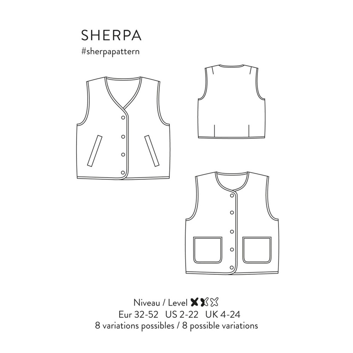 Patron Scämmit - Gilet Sherpa -