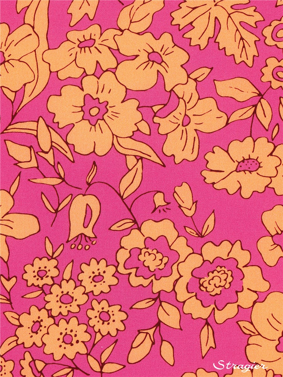 Liberty Tana Lawn - Emma Bloom - Magenta