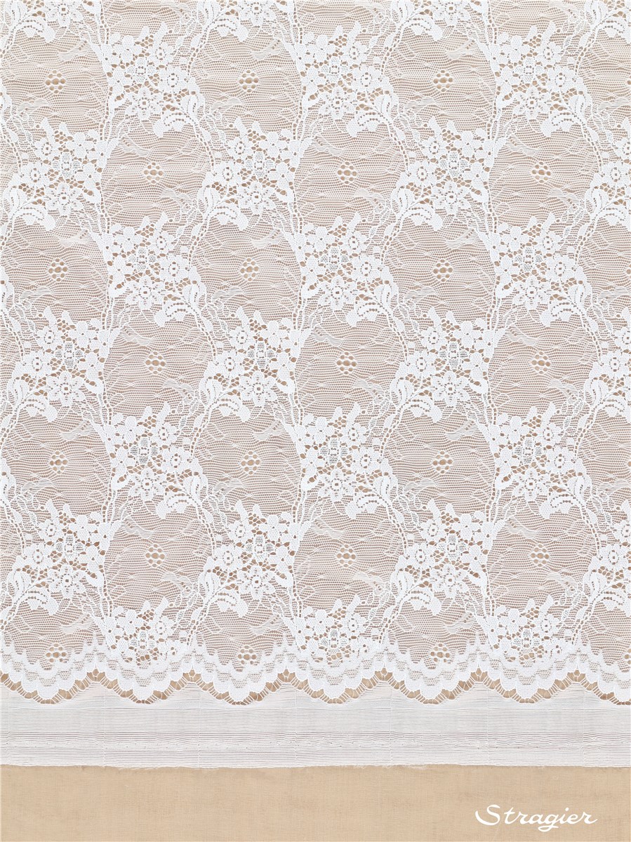 Stretch Lace - Elio - Ivoire clair Stragier - 150 cm