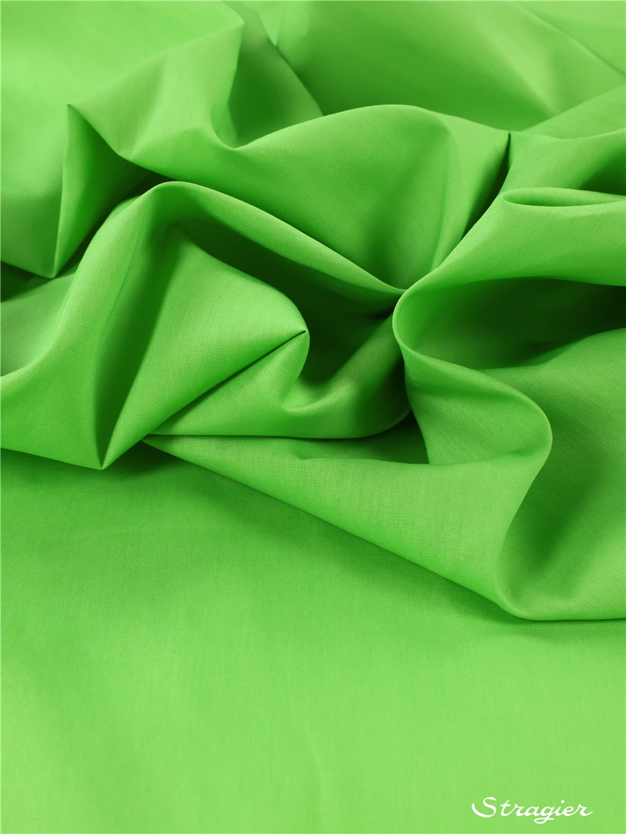 Poplin 59 threads/cm - Plain - Citron Vert