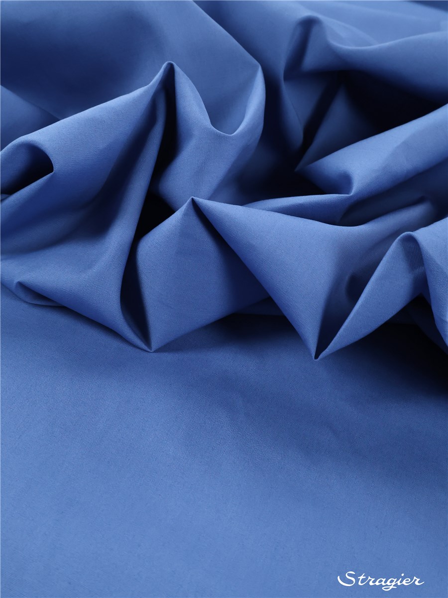 Popeline 59 fils/cm - Uni - Bleu Lavande