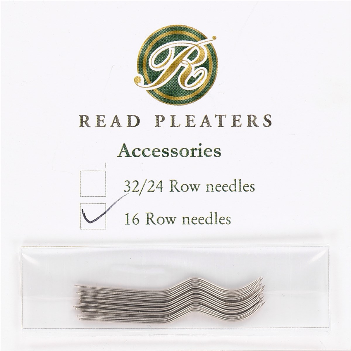 Aiguilles ancienne plisseuse READ-16-Row (12 pc) - -