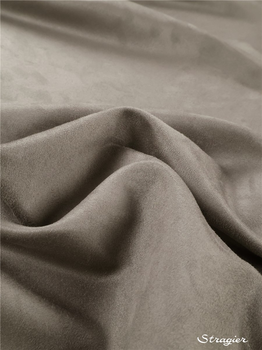 Suedine - Uni - Gris argent