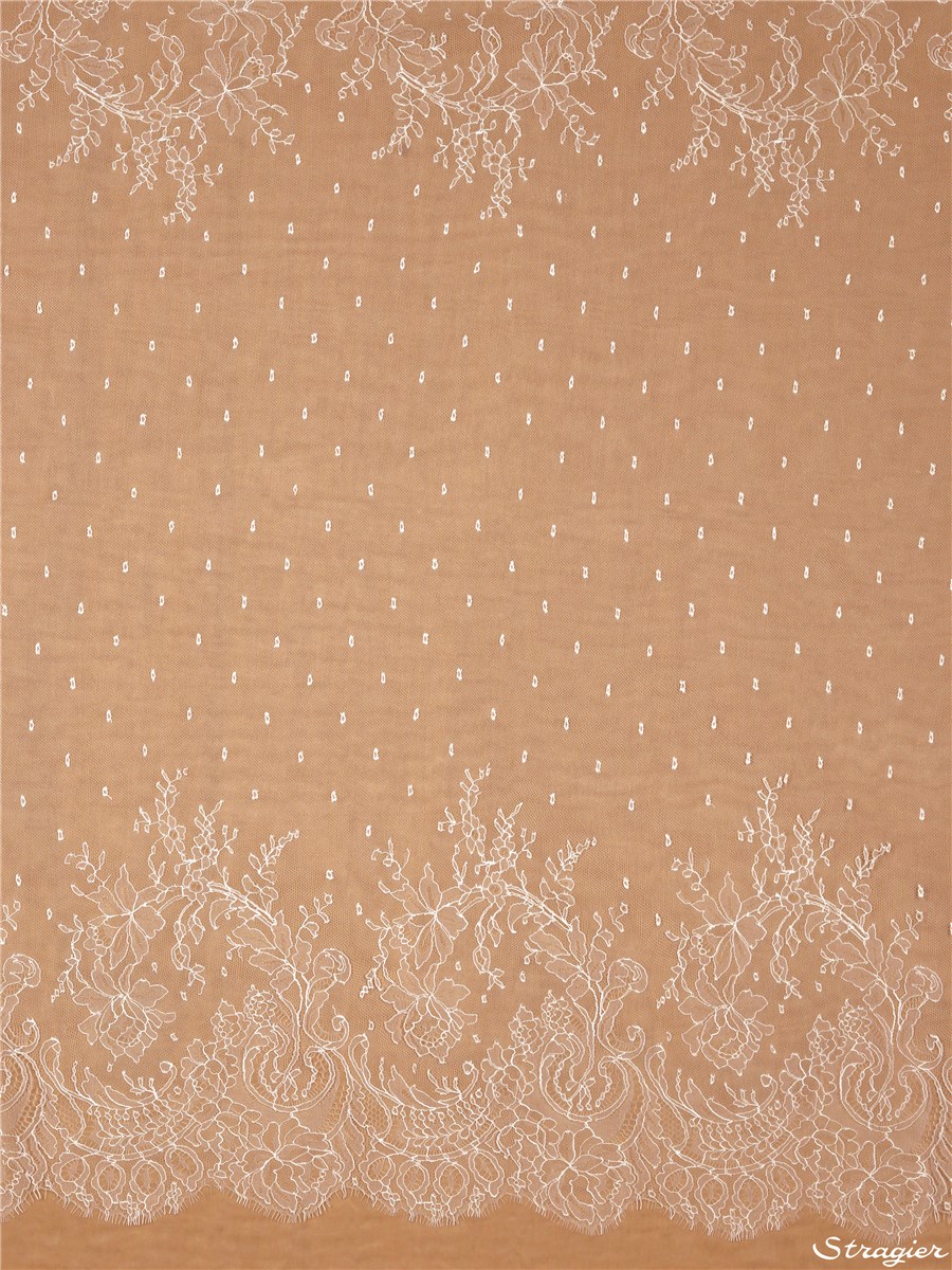 Chantilly Lace - Ysoldia - Ivoire clair Stragier - 90 cm