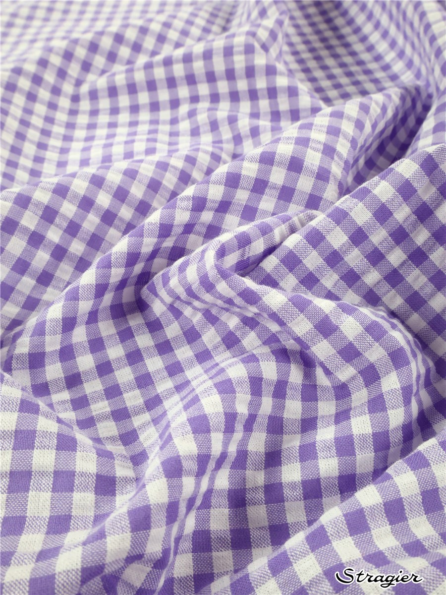 Seersucker - Vichy 5,5mm - Violette 