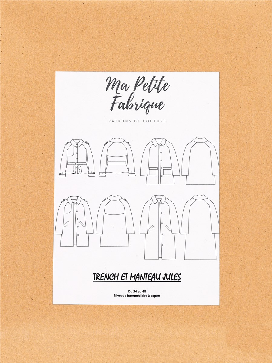 Patron Ma Petite Fabrique - Manteau Jules -  - 34 - 52 