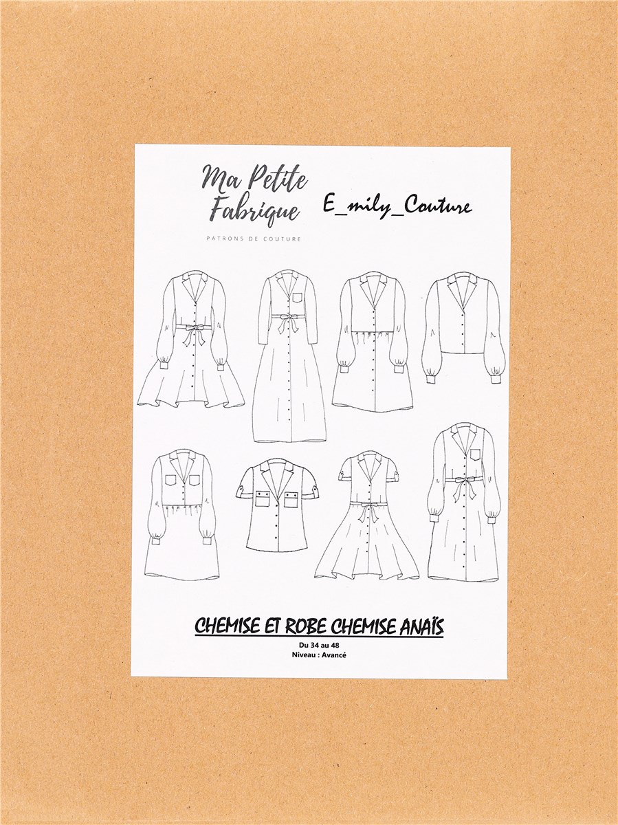 Patron Ma Petite Fabrique - Chemise Anais -  - 32-48 