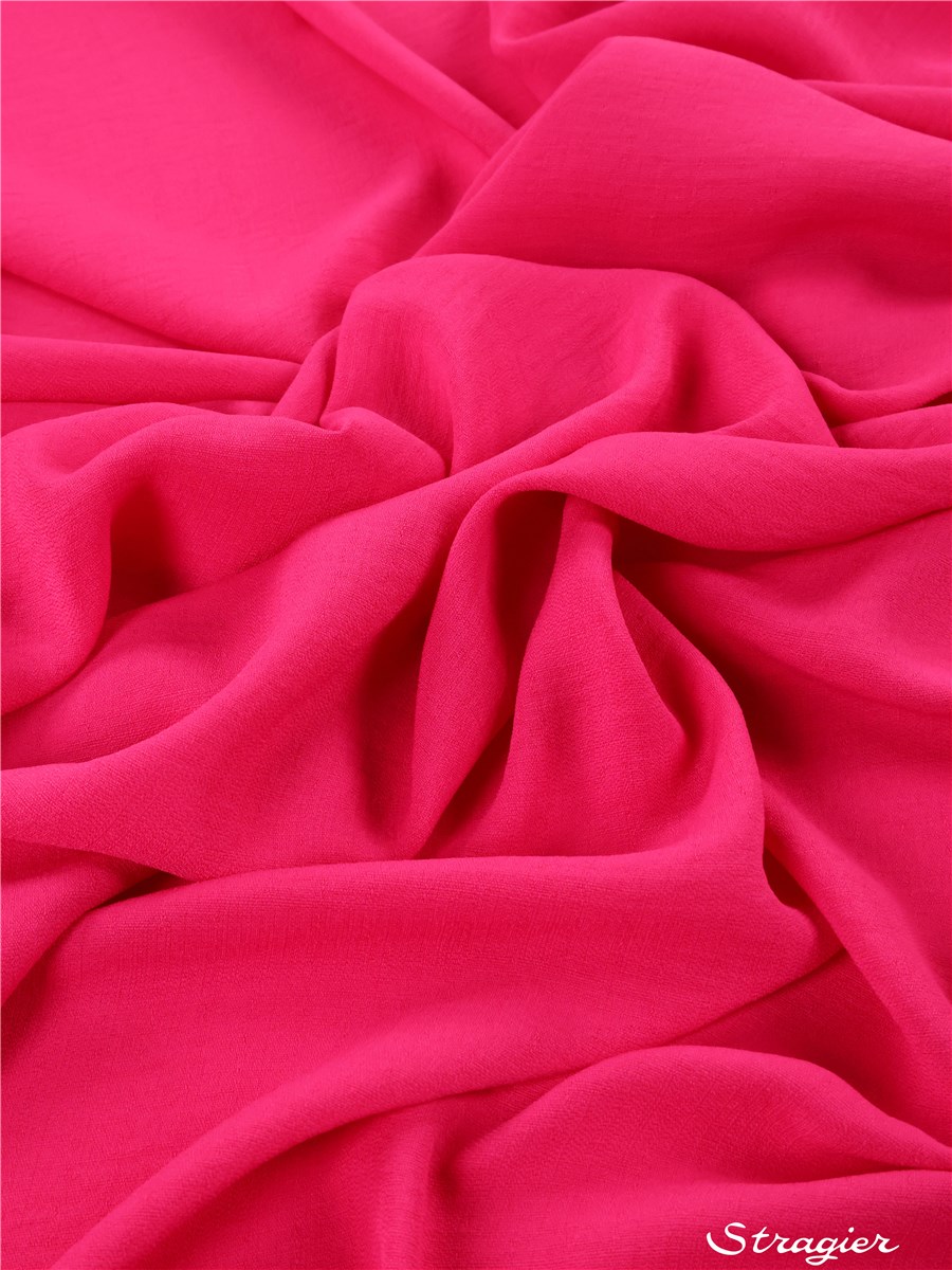 Polyester Batiste - smooth - uni - Fuchsia