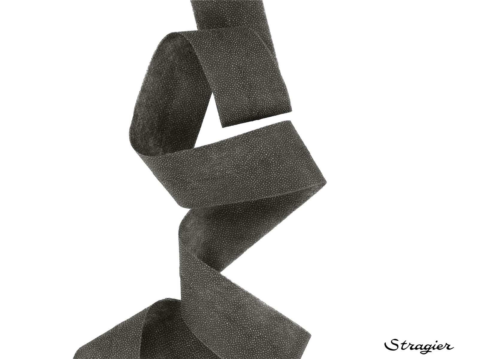Ourlet parfait - Uni - Anthracite - 30 mm