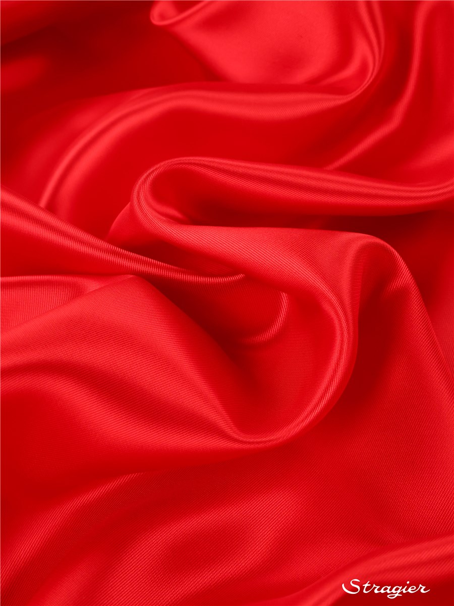 Doublure Twill - Atlin - uni - Rouge 