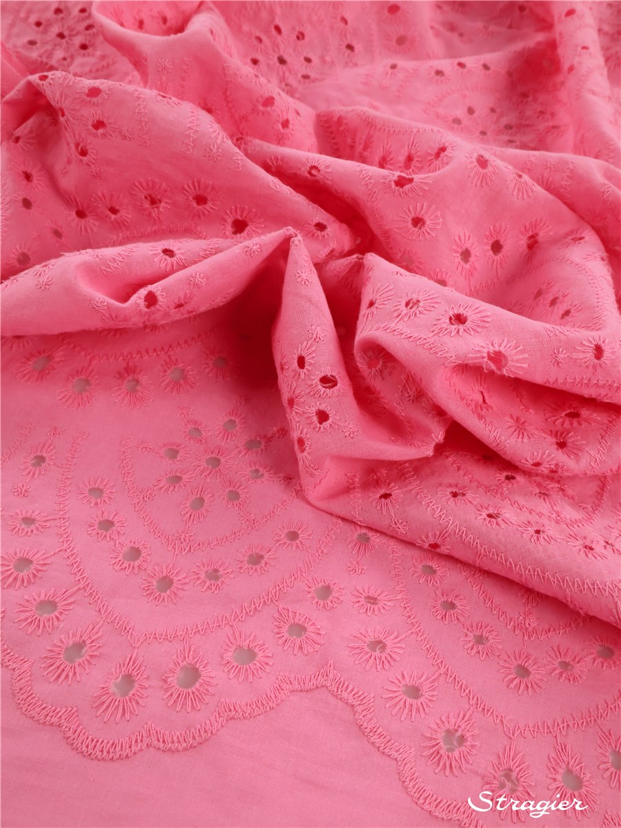 Broderie Anglaise - Lily-Ann - Fuchsia 